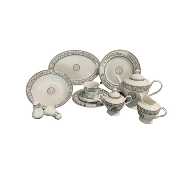 W.J. Hagerty Fabric Dinnerware Storage Set with Felt Dividers Included & Reviews Wayfair